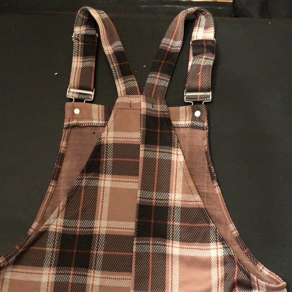 Flannel Overall Dress - Picture 5 of 5
